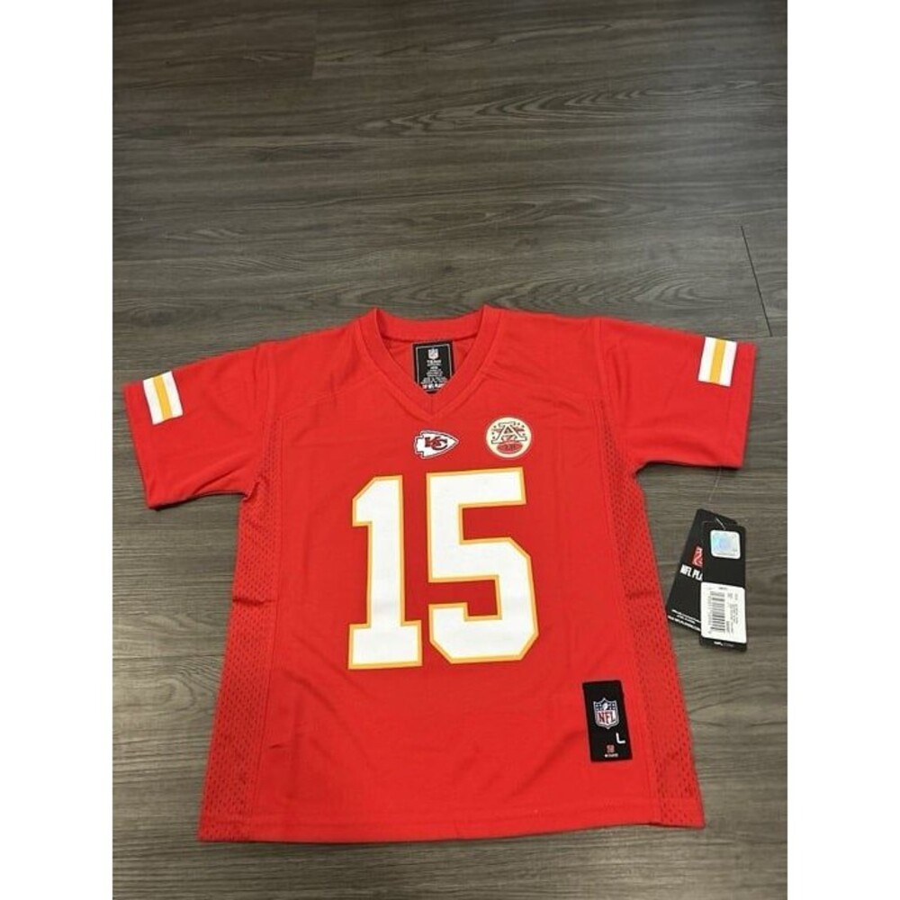 Patrick Mahomes Jersey Kansas City Chiefs NFL Licensed Size Kids Large (7)